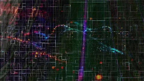 Corporate Abstract Geometric Motion Background Texture Stock Footage 325858166
