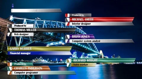 Corporate and Business Lower Thirds Stock After Effects