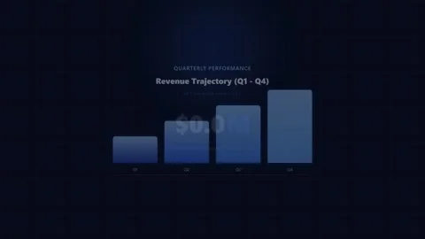 Corporate Annual Report Data Presentation Stock Footage 347626246