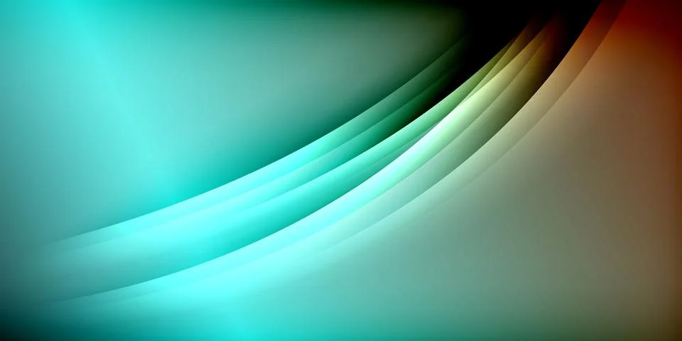 Corporate background, shadow line wave geometric design. Vector Illustration For 库存插图