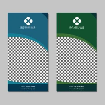 CORPORATE BANNER DESIGN TEMPLATE VECTOR Stock Illustration