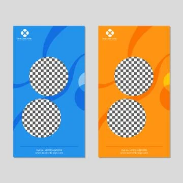 CORPORATE BANNER DESIGN TEMPLATE VECTOR Stock Illustration