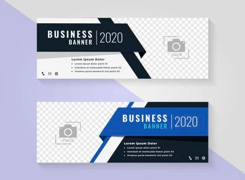 Corporate banner template vector design Stock-Illustration