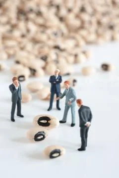 Corporate Bean Counting Concept Stock Photos