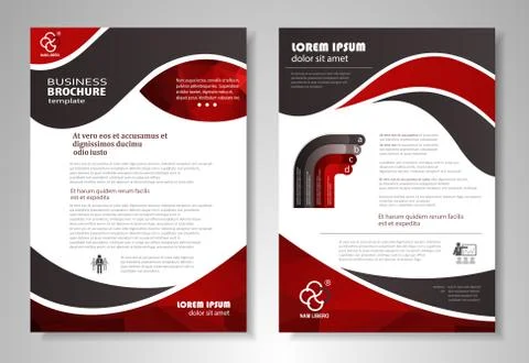 Corporate brochure Stock Illustration