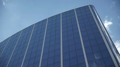 Corporate building, blue sky Stock Footage 67246548