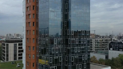 Corporate building close up Stock Footage 116553571