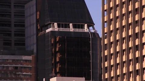 Corporate building pan Stock Footage 40031975