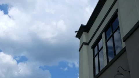 A Corporate Building  with Security Camera Stock Footage 314686557