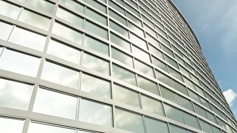 Corporate building sky reflections 库存影片 274026527