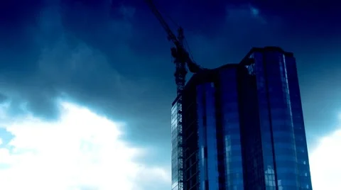 Corporate building timelapse Stock Footage 8764617