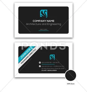 Corporate Business Card PSD 模板