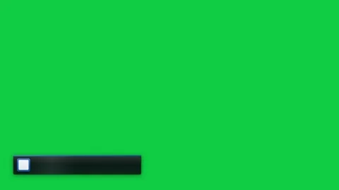 Corporate Business Lower Third Banner on Green Screen Stock Footage 345372314