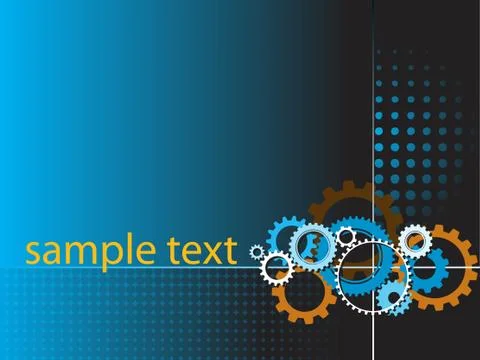 Corporate Business Technology Background Stock Illustration
