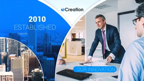 Corporate Business Timeline &amp; Slideshow After Effects stock