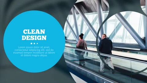 Corporate Circles - Presentation After Effects stock