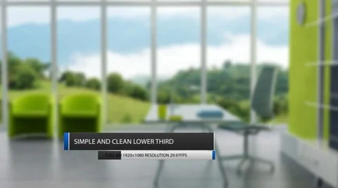 Corporate Clean Lower Third Stock After Effects