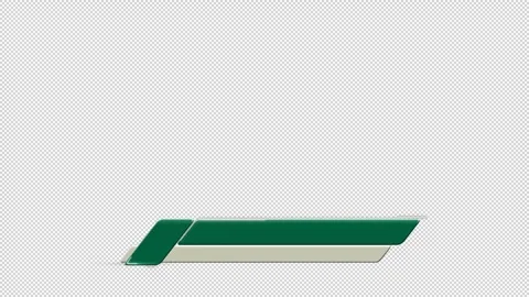 Corporate Clean Lower Third with Alpha Channel, transparent background Stock Footage 248428767