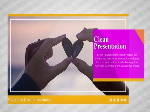 Corporate Clean Presentation After Effects stock
