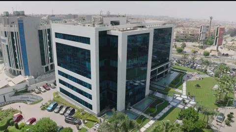 Corporate complex in 5th settlement , great company in Cairo - Egypt 4 Oc. 24 N1 Stock Footage 304531874