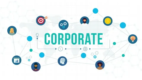 Corporate concept Video stock 172297222