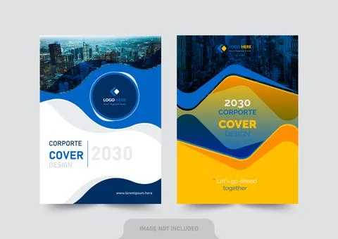 Corporate Cover Design Template Stock Illustration