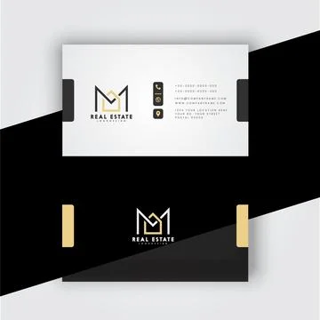 Corporate Creative elegant business card design template Stock Illustration