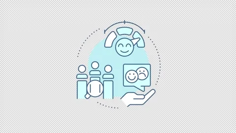 Corporate culture alignment animated mobile app onboarding Stock Footage 345252806