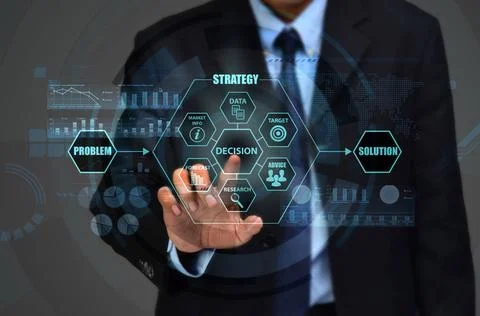  Corporate Decision Concept The concept of making corporate decision to so... Stock Photos