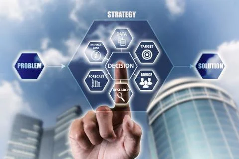 Corporate Decision Concept Stock Illustration
