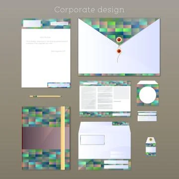 Corporate design concept イラスト素材