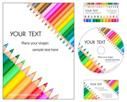 Corporate design layout 04 Stock Illustration