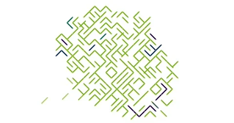 Corporate Diagonal Motion Map of Reunion Stock Footage 324822285