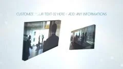 Corporate Dual 3D Display - After Effects Template Stock After Effects