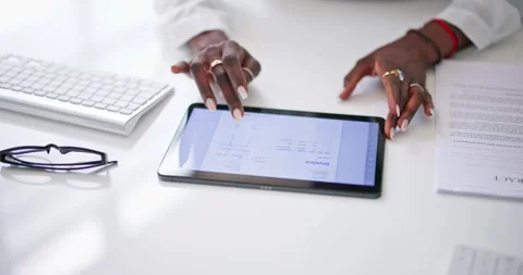 Corporate E Invoice Electronic Accounting Software Stock Footage 240645975