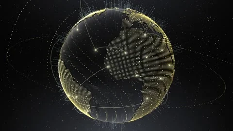 Corporate Earth Video stock 221858958