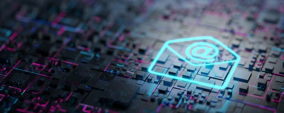 Corporate email. Technical support. Feedback concept. Email concept. Email .. Illustrazione stock