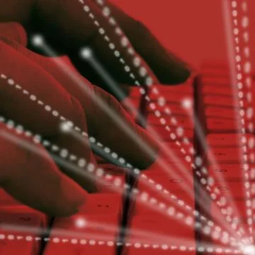 Corporate Espionage Covert Cyber Hacking 3d Illustration Illustrazione stock