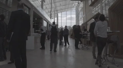 Corporate event motion forward + 120fps slowmotion Vidéo 62724835