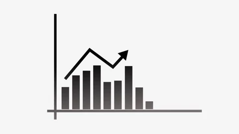 Corporate Financial Growth Visualization with Animated Revenue Charts Stock Footage 337011778