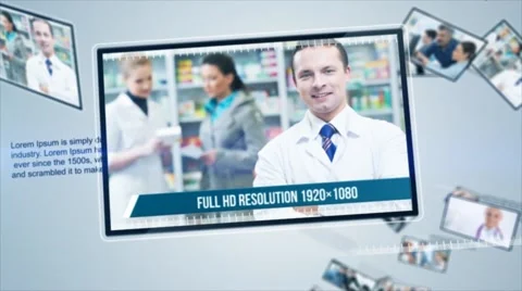 Corporate Float Presentation Stock After Effects