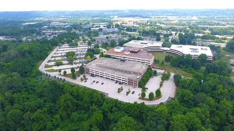 Corporate Fly In Video stock 93571371