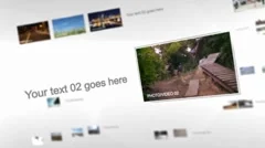 Corporate Flying Display - After Effects Template Stock After Effects