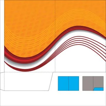 Corporate folder Stock Illustration