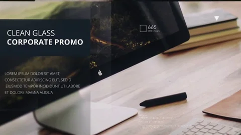 Corporate Glass Slideshow Stock After Effects