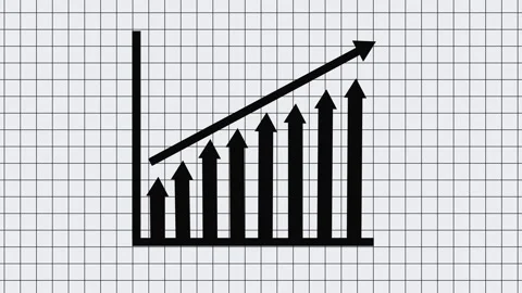 Corporate Growth Performance Animation with Dynamic Statistics Graph Stock Footage 337009333