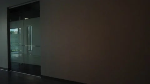Corporate Hallway Stock Footage 158896931