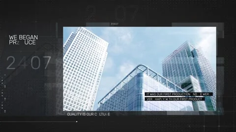Corporate History Slides | After Effects Modèle After Effects
