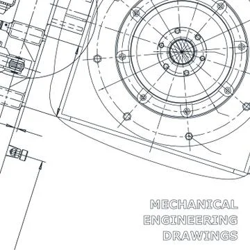 Corporate Identity. Computer aided design systems. Blueprint, scheme, plan, s Stock Illustration