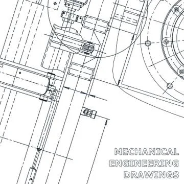 Corporate Identity. Computer aided design systems. Blueprint, scheme, plan, s Stock Illustration
